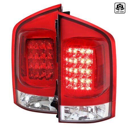 Spec-D Tuning 05-12 Nissan Armada LED Tail Lights Red LT-AMD04RLED-TM